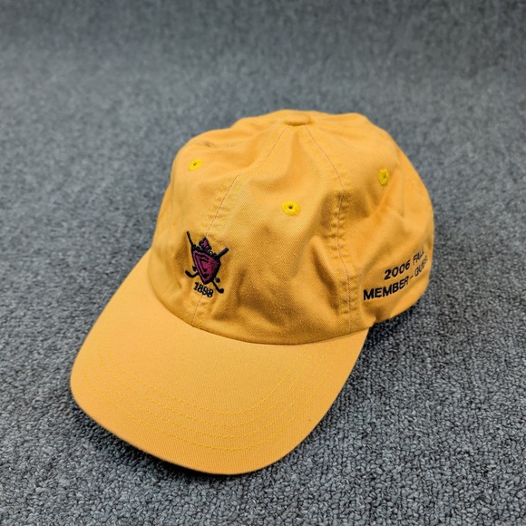 Imperial 2000s CC of Birmingham Golf Member Guest Hat OSFM Yellow Cotton Dad Cap — photo 2